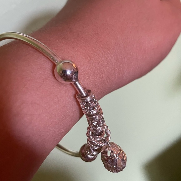 Silver charm bracelet - Picture 3 of 4